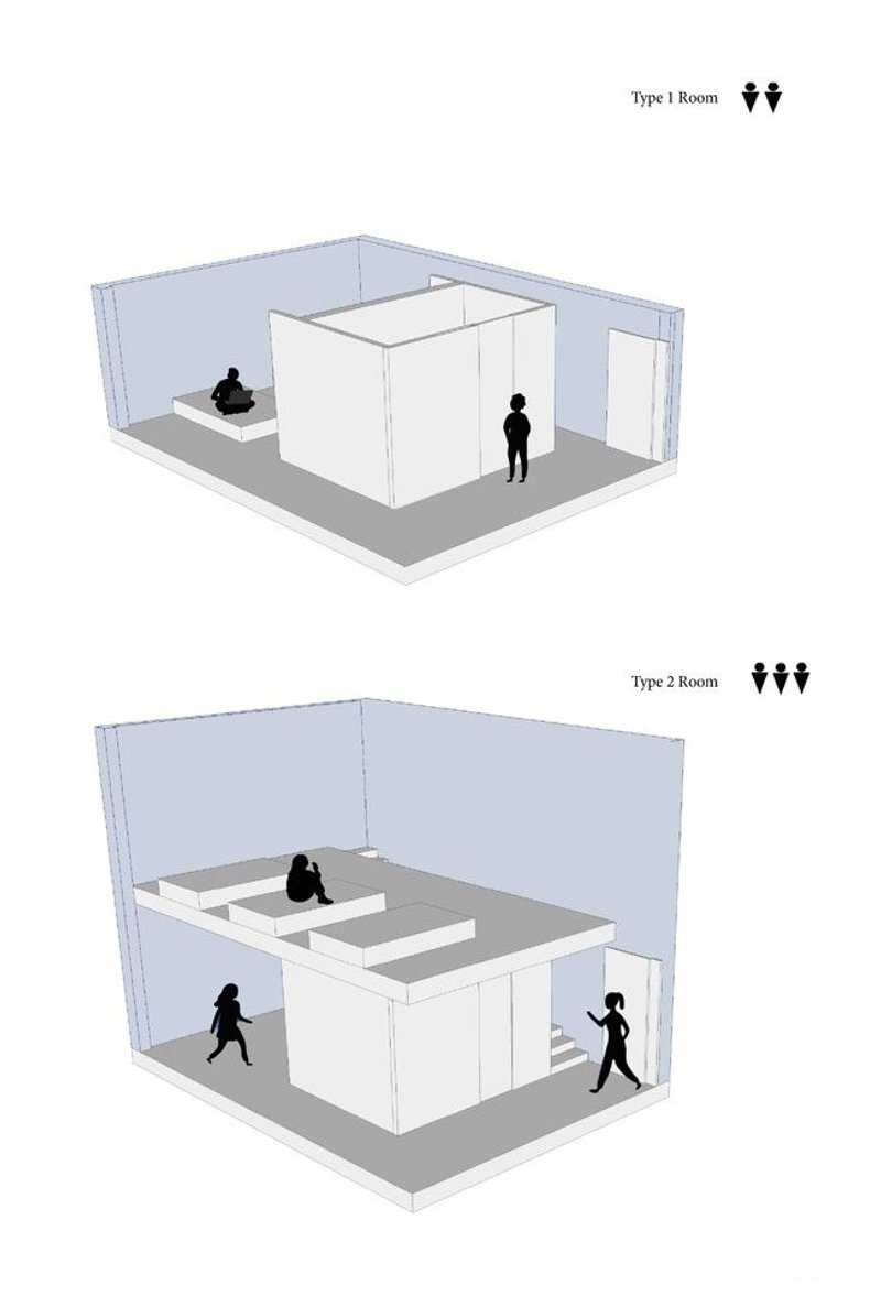 POINT: Flexible accommodations designed for student living.
