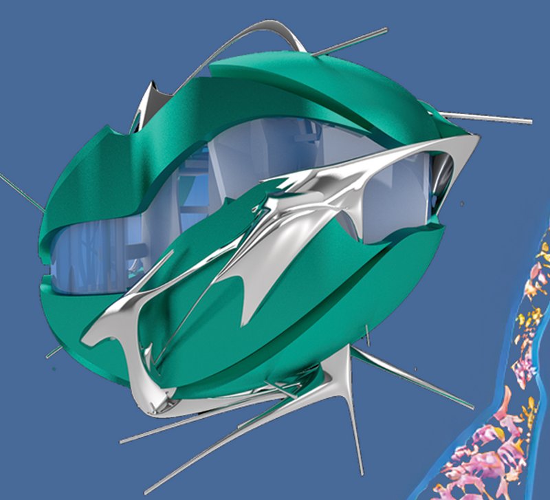 CoralCatalyst lab's sleek, hydrodynamic design.