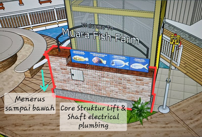 Elevator from Underwater Area