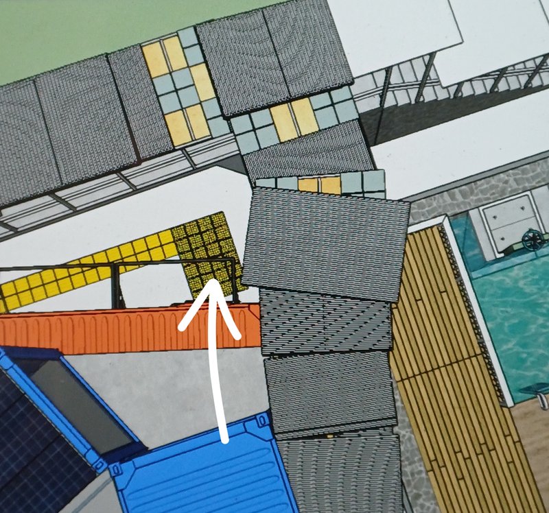 Spine inspired roof path design.