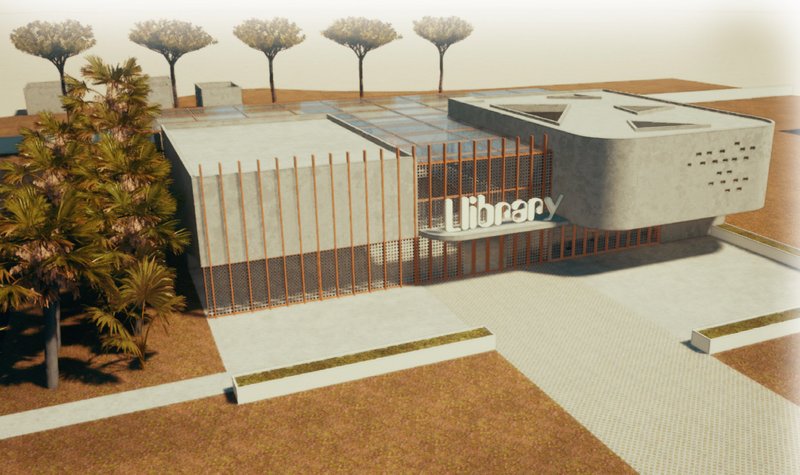 searching for a shape and elevation - one of the first proposals