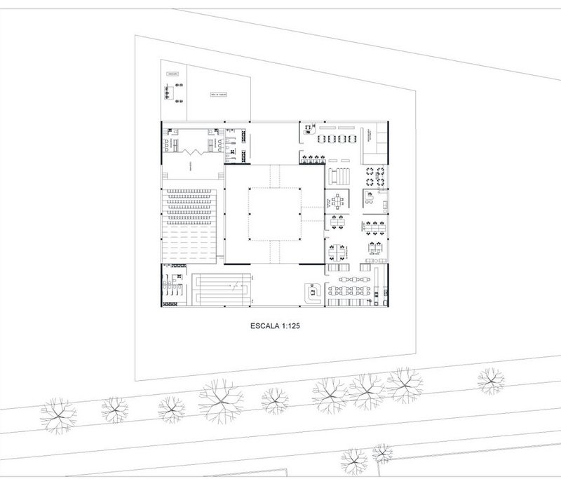 Detailed floor plan layout of the ALAYA Project.