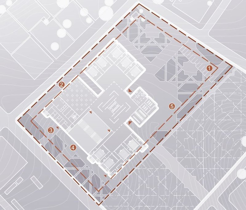 Cinema layout: Multifunctional spaces for community.