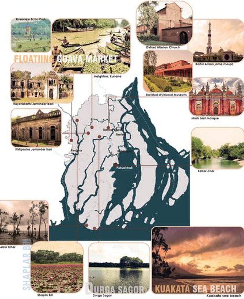 Barishal: Rich heritage and natural beauty.