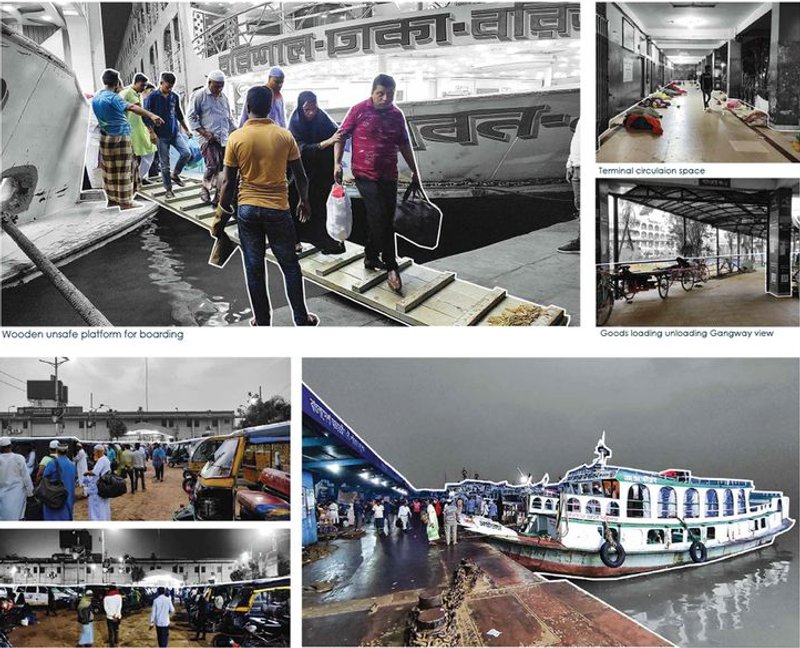 Current state of the Barishal River Terminal.