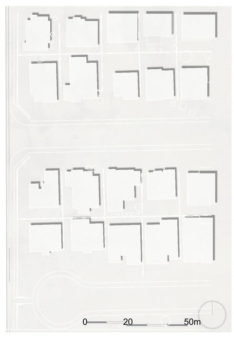 Site plan showing daycare layout within the neighborhood.