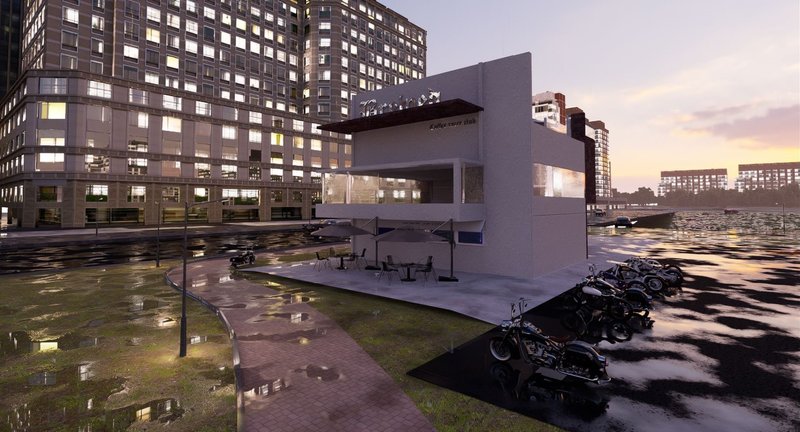 Brewed: Brasilia's cafe racer oasis after the rain.