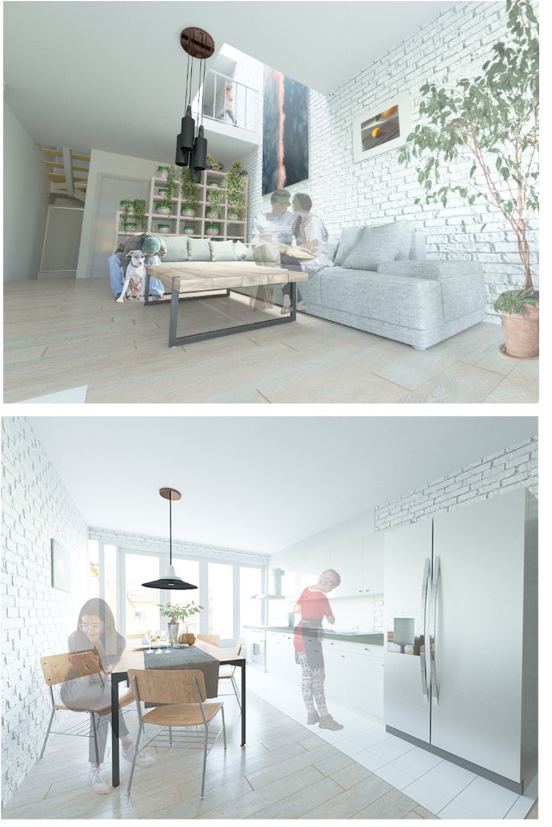 Bright, open spaces featuring natural light and minimal detailing promote comfort and efficient spatial use.