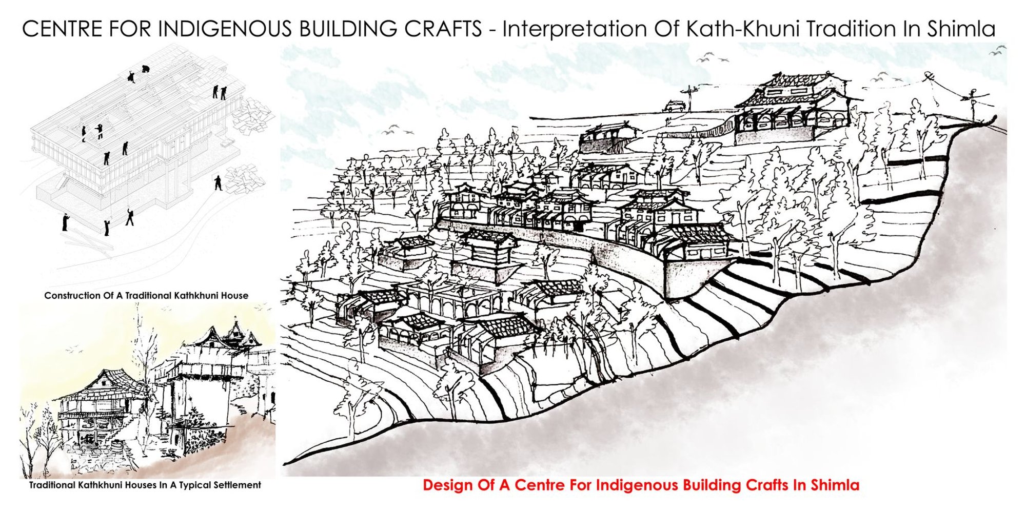Center for Indigenous Building Crafts – Interpretation of Kath-Khuni Tradition in Shimla