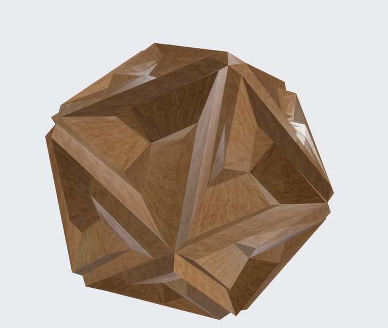 Polyhedra Sculpture by Lars Renklint – A geometric study of polyhedral forms for educational and gallery use.&nbsp;View project