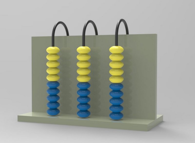 Abacus by Viviana Andrea – A hardwood learning tool that blends educational function with parametric form.&nbsp;View project