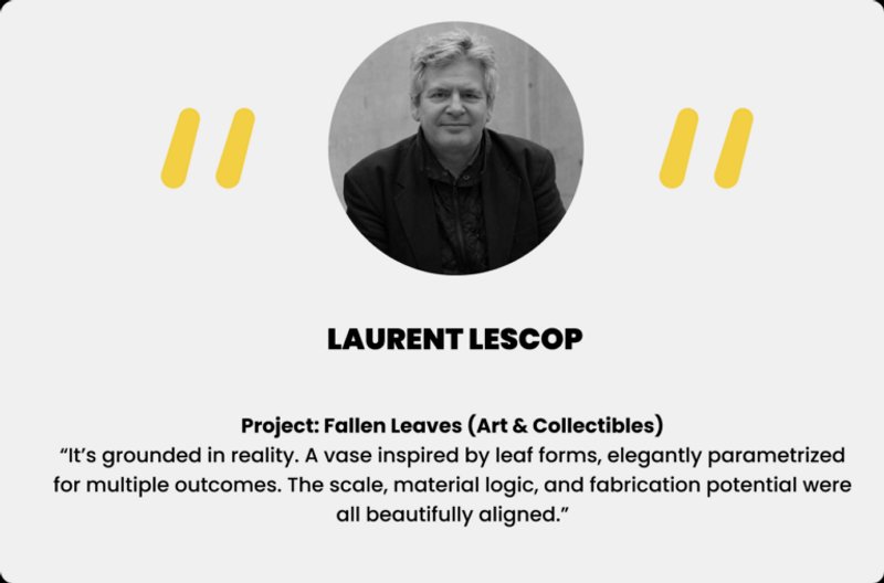Laurent Lescop on Fallen Leaves – “<i>A poetic yet grounded parametric design, with material logic and fabrication beautifully aligned.</i>”