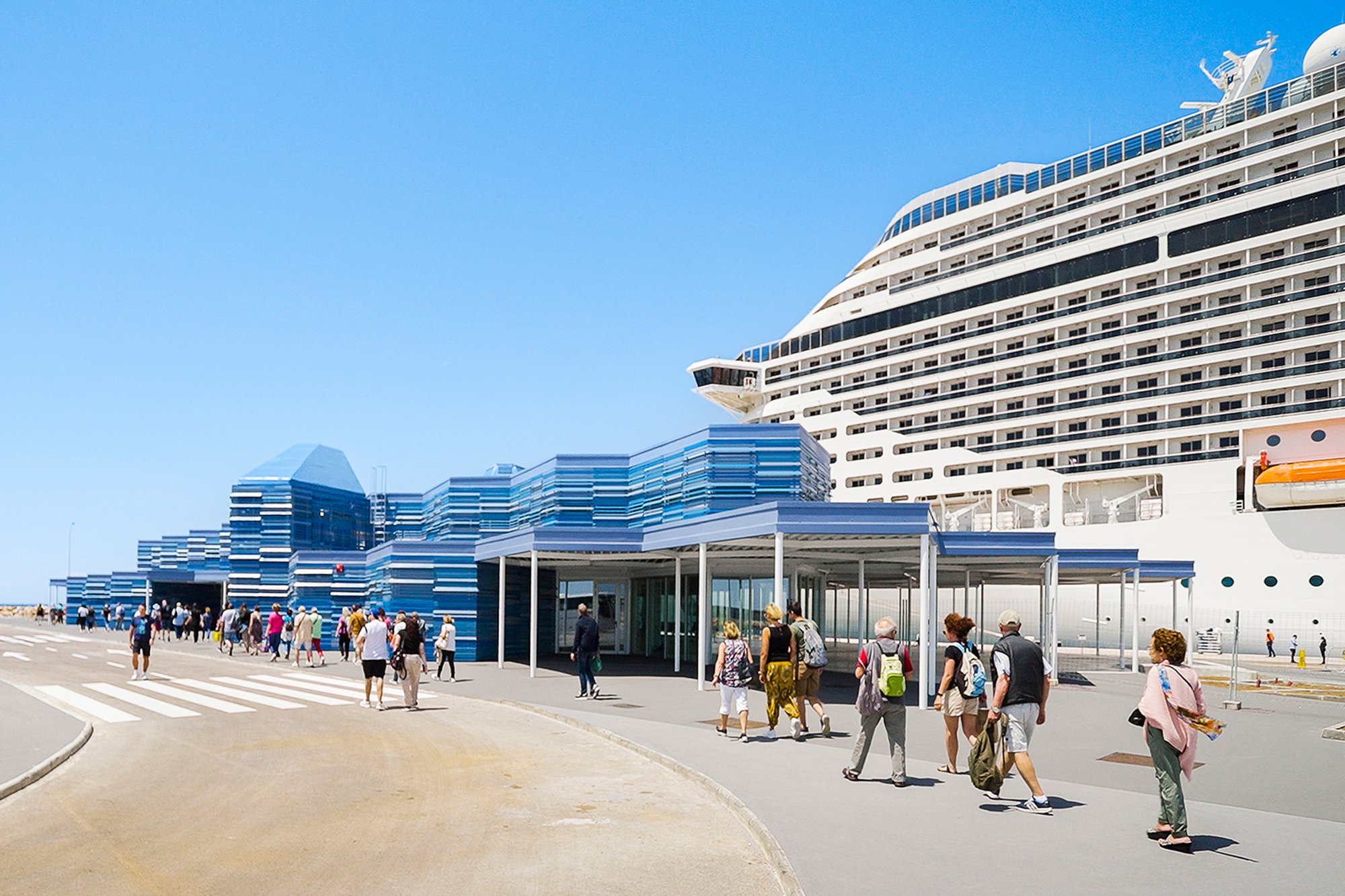 Modular Terminal Architecture in Tarragona: A New Vision by Hombre de Piedra Arquitectos