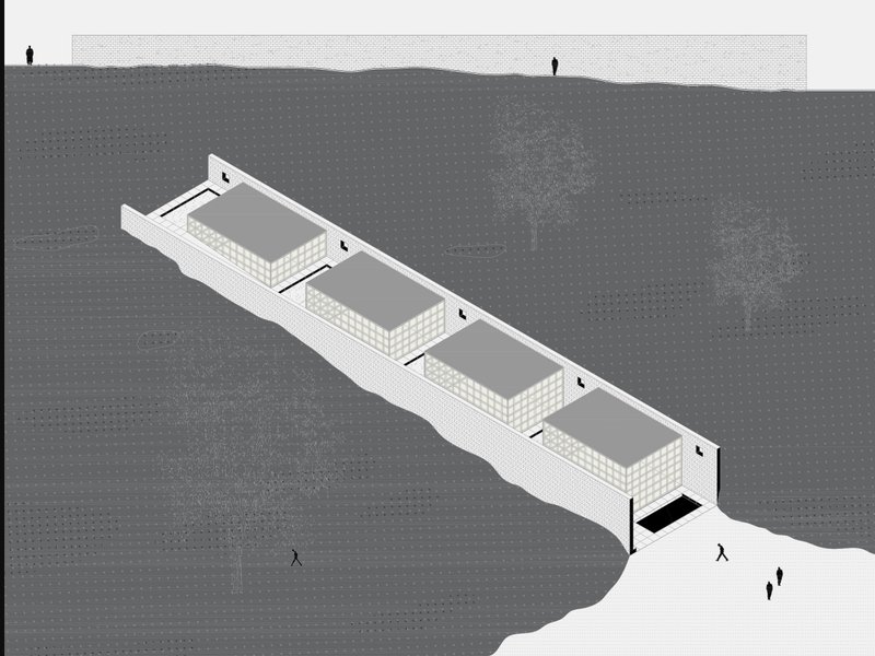 The linear arrangement symbolizes continuity and offers a framework for personal exploration.