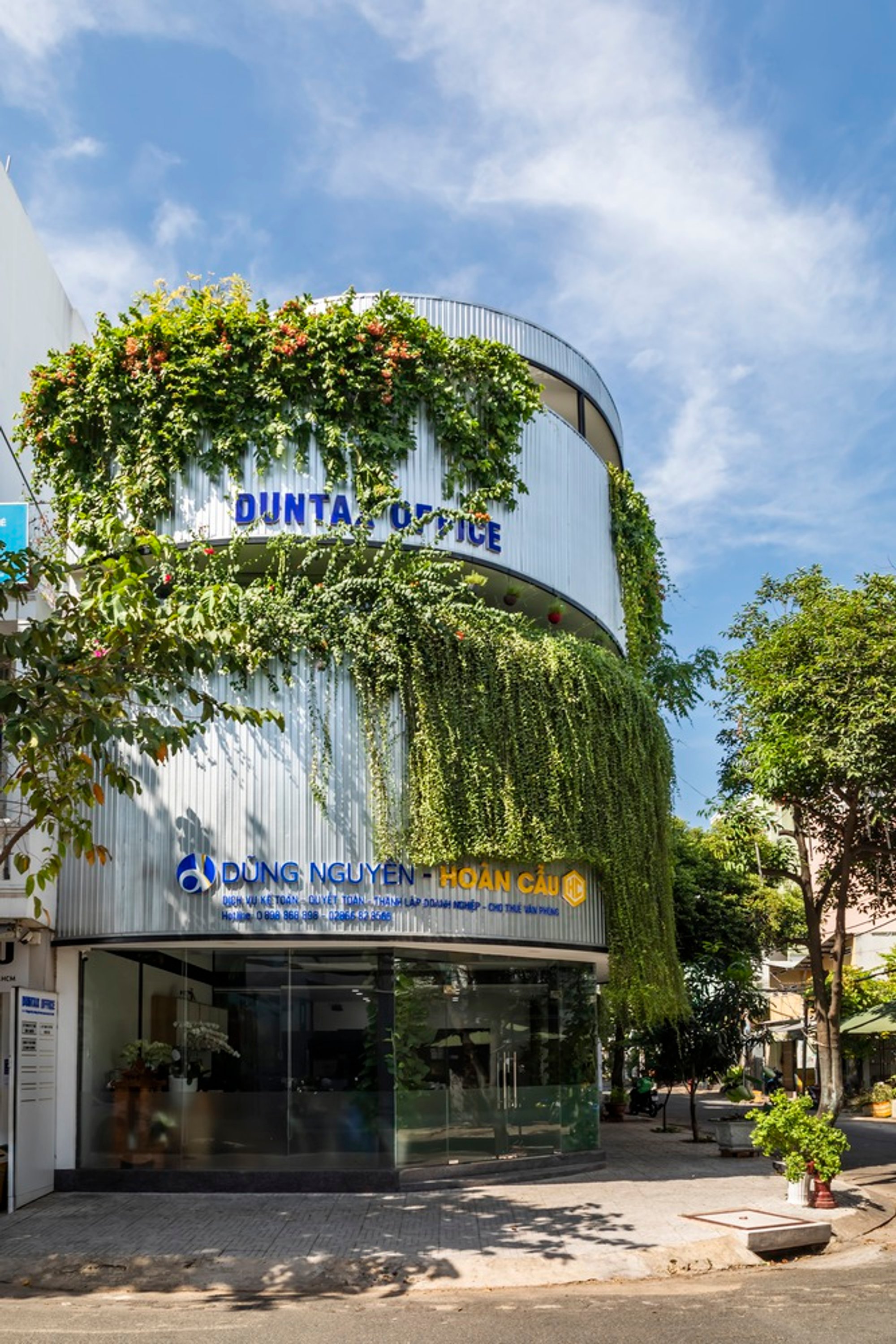 Duntax Office by 6717 Studio: A Compact Green Oasis for Work in Ho Chi Minh City