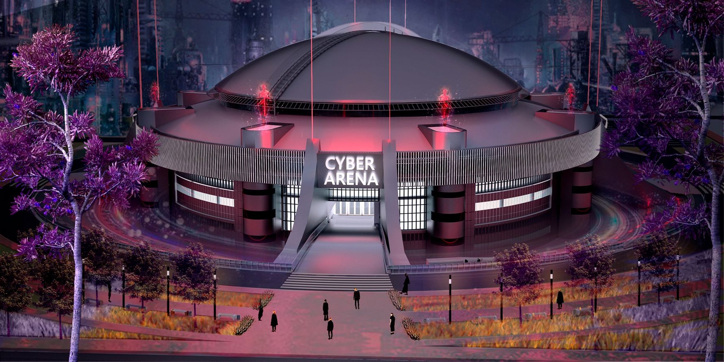Cyber Arena: A Futuristic Landmark in Esports Architecture