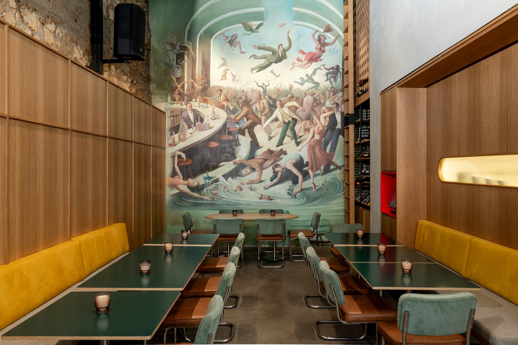 Restaurant Interior Design Lebanon: Father & Bun by Atelier130 Blends Nostalgia, Craft, and Spatial Drama