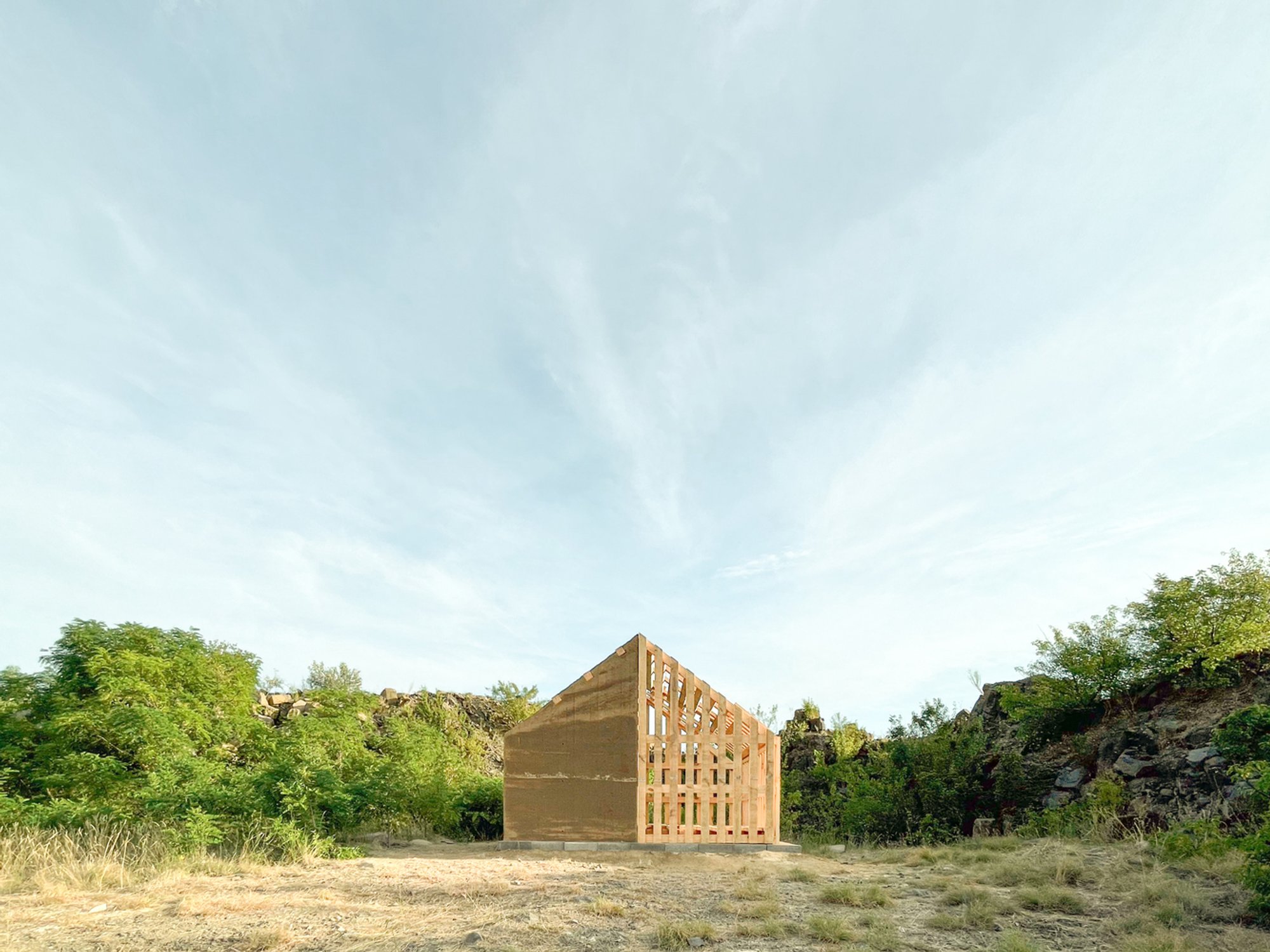 Half of A House Pavilion: A Sustainable Architecture Project by i/thee + RAWstudio