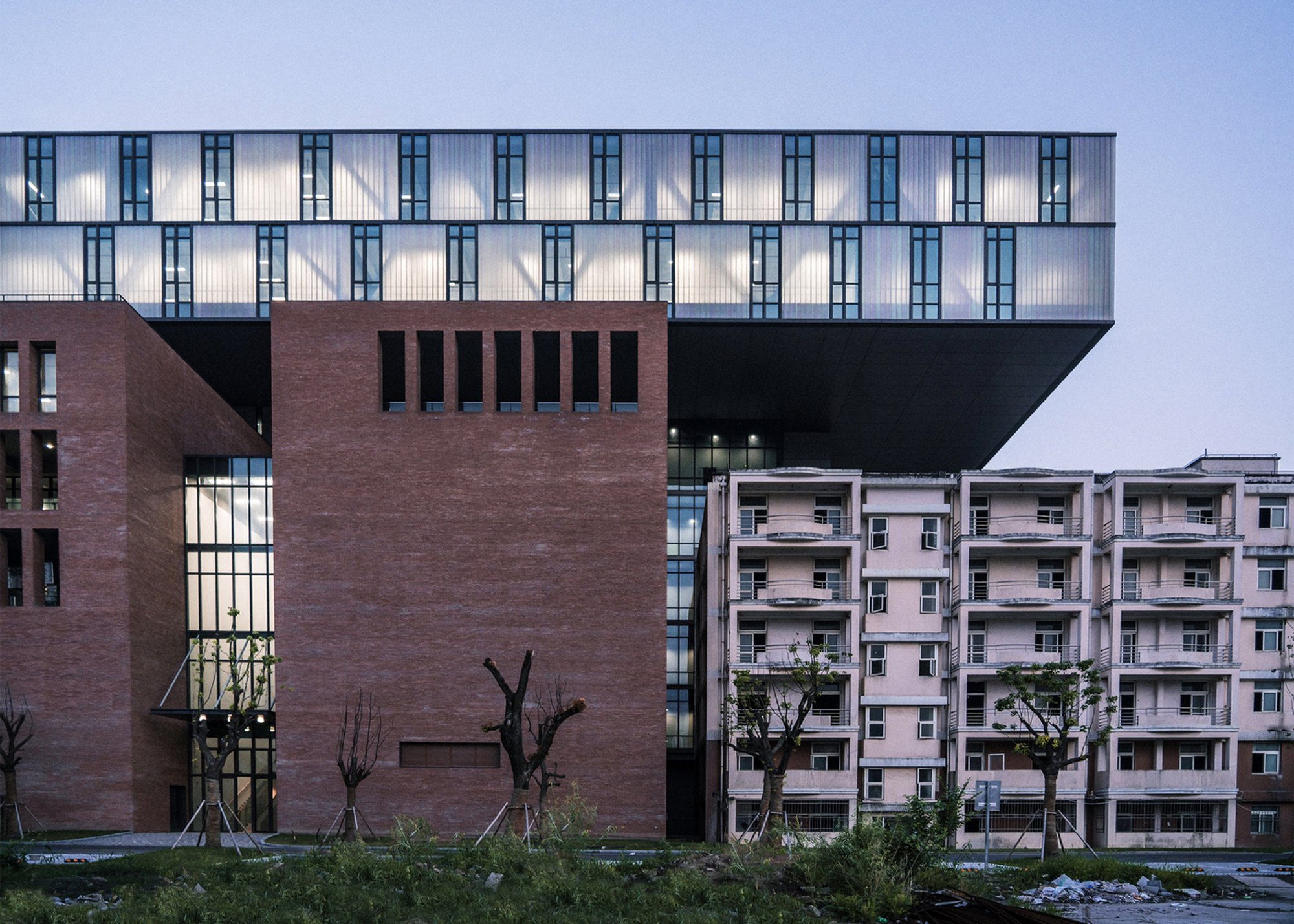 University Campus Renovation Architecture: Shanghai University Yanchang Campus by ECADI Sigma Architects