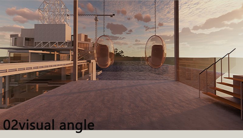 Floating swing pods offer a serene pause overlooking the Mediterranean waters, merging leisure and contemplation.