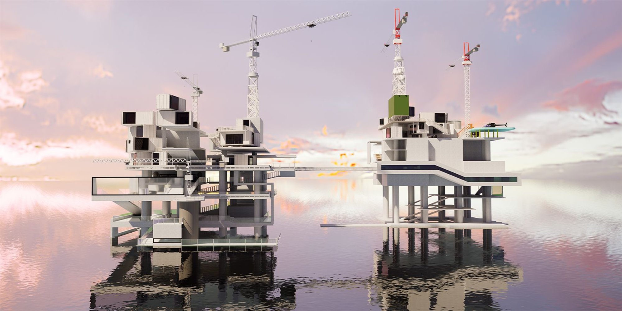 Ecological Salvation: Reviving Oil Rigs through Adaptive Reuse Architecture