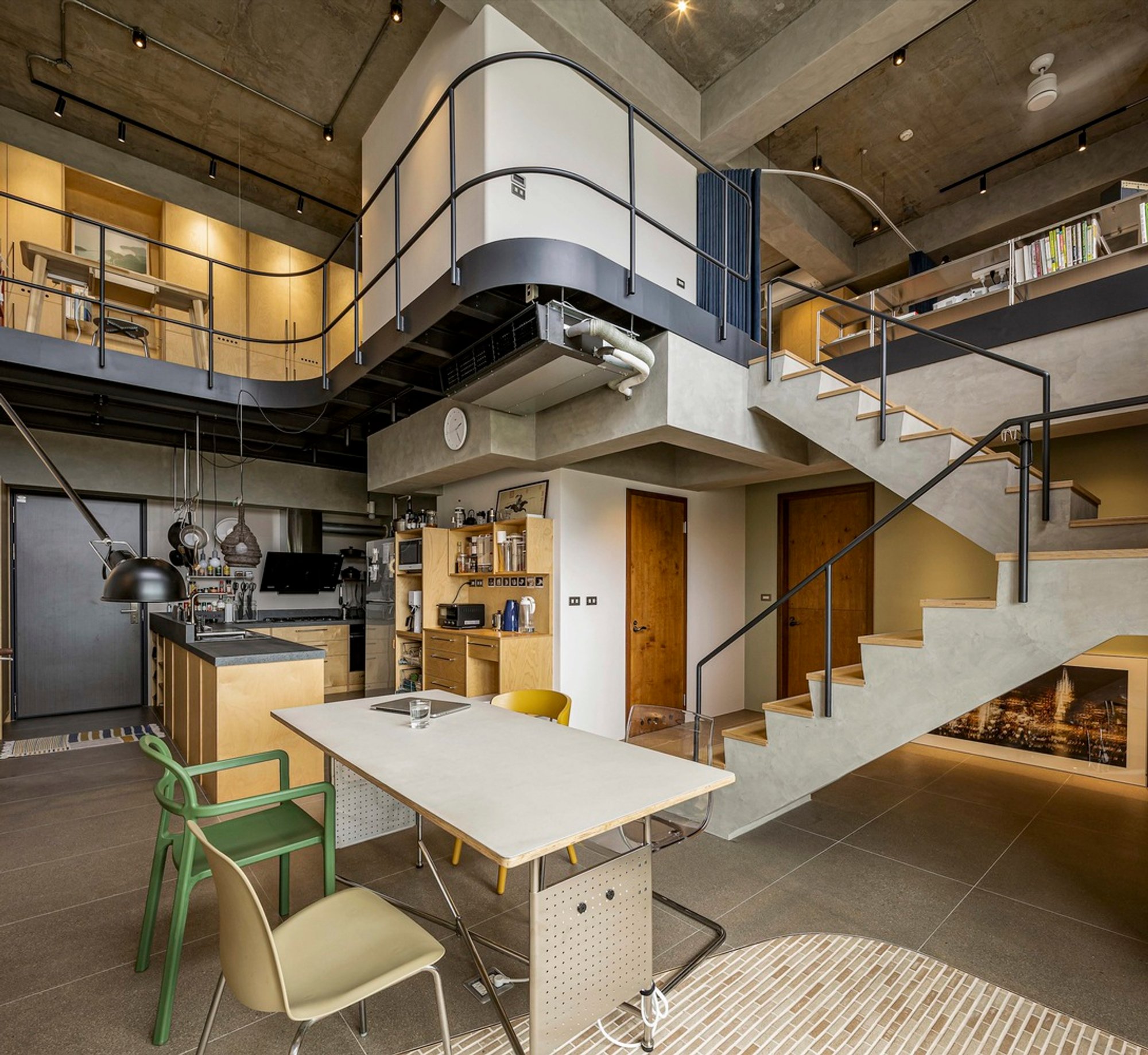 AB House by Atelier Boter: A Bright and Open Family Loft in Pingtung, Taiwan