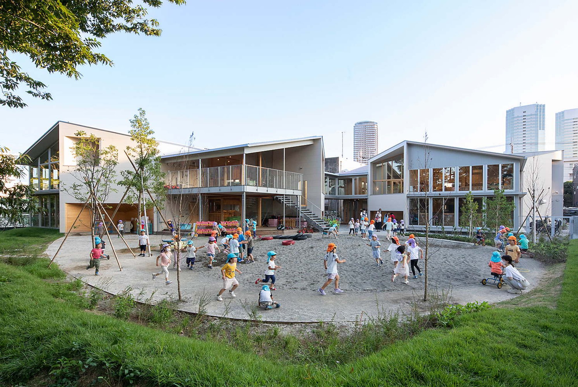 Kashimada Nursery by TERRAIN Architects: A Community-Centric Childcare Haven in Kawasaki