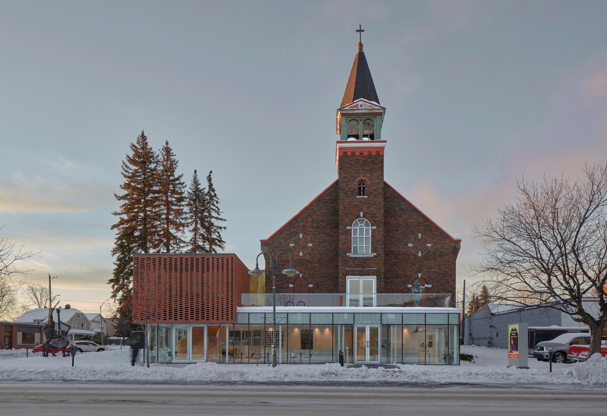Agora des Arts: A Landmark of Adaptive Reuse Architecture in Rouyn-Noranda