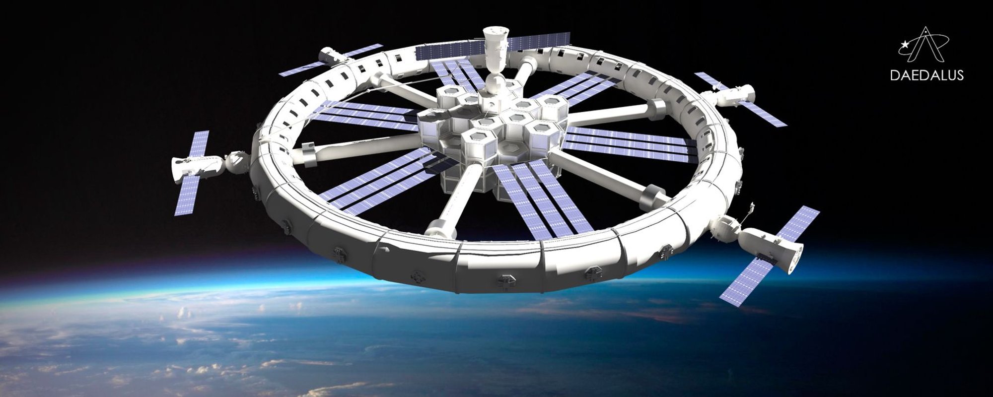 Space Architecture of the Future: Daedalus Station and the Vision of Self-Building Habitats