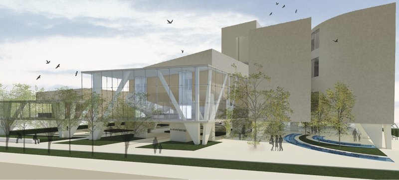 Serail Annas integrates greenery and fluid circulation with bold, elevated volumes.