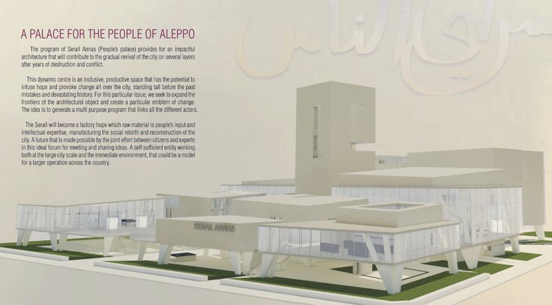 Serail Annas envisioned as a civic beacon, promoting revival through inclusive architecture.