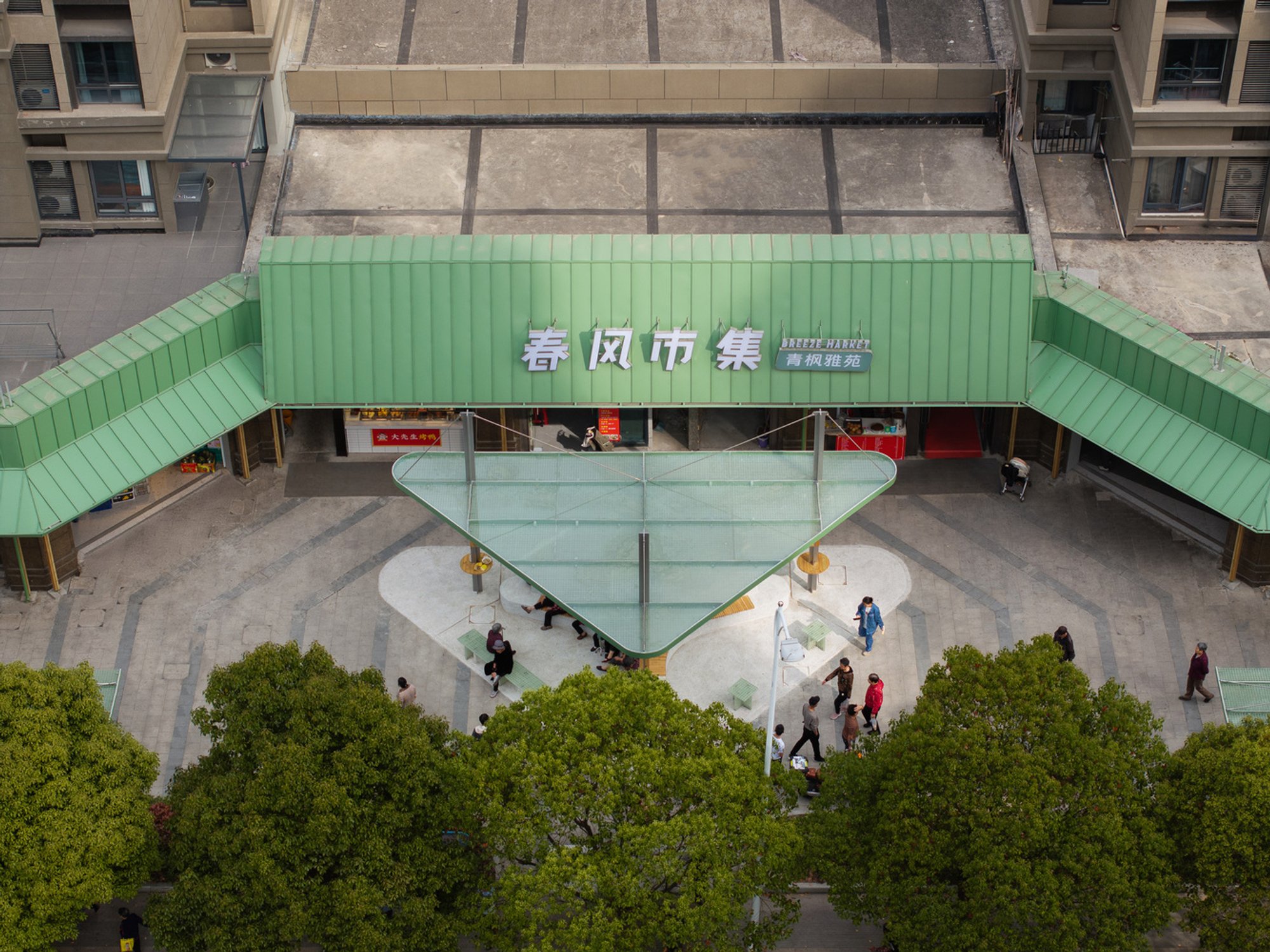 BREEZZE Market by Dispacement Architectural Design: Reviving Urban Spaces Through Community Market Architecture