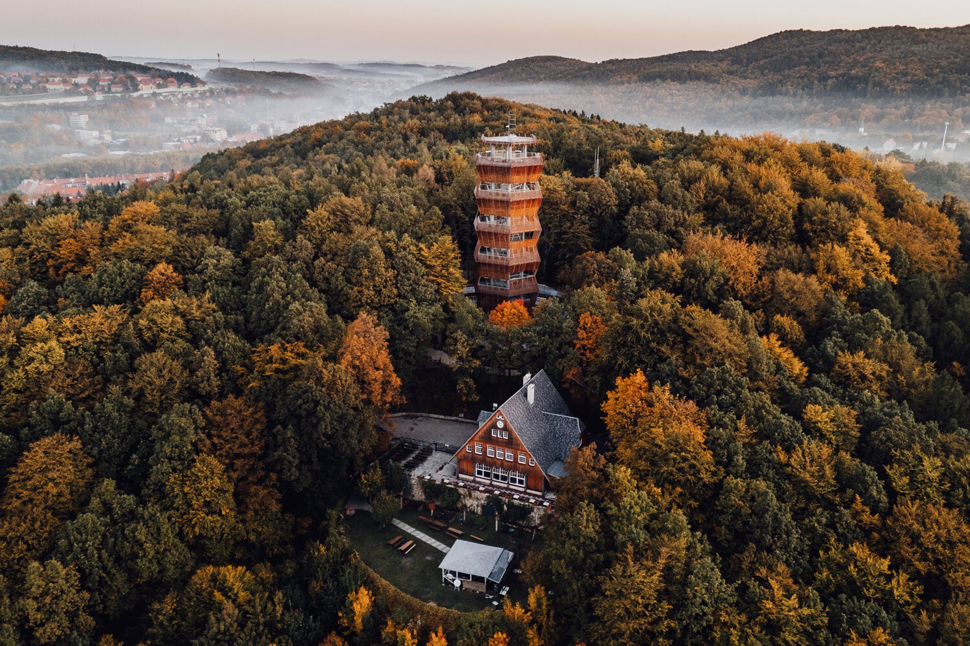 Urban Viewing Tower Architecture by ISBA grupa projektowa in Wałbrzych, Poland