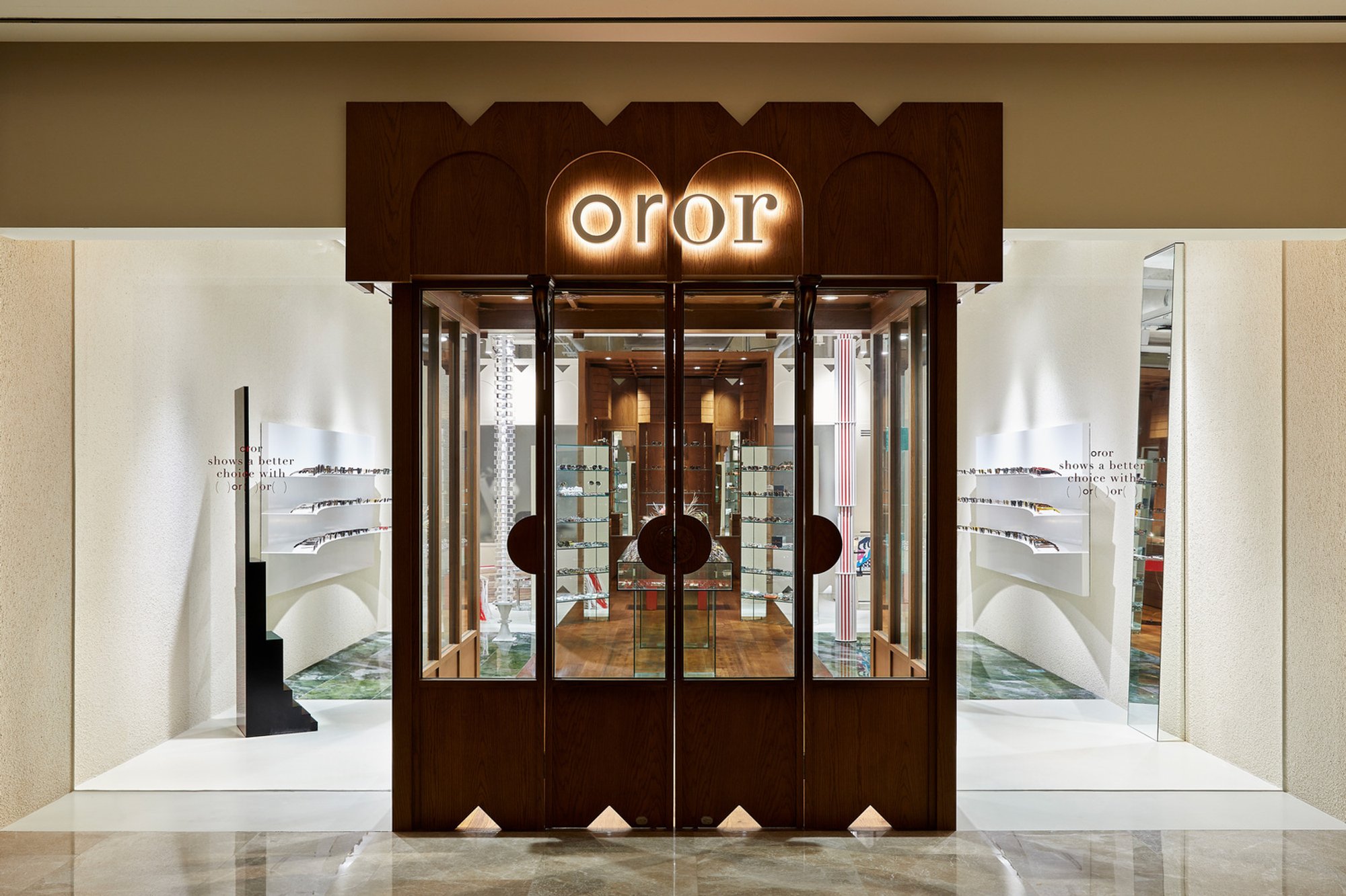 Oror Store by NBDC: A Harmonious Fusion of Classic and Contemporary Eyewear Retail Design in Gangnam