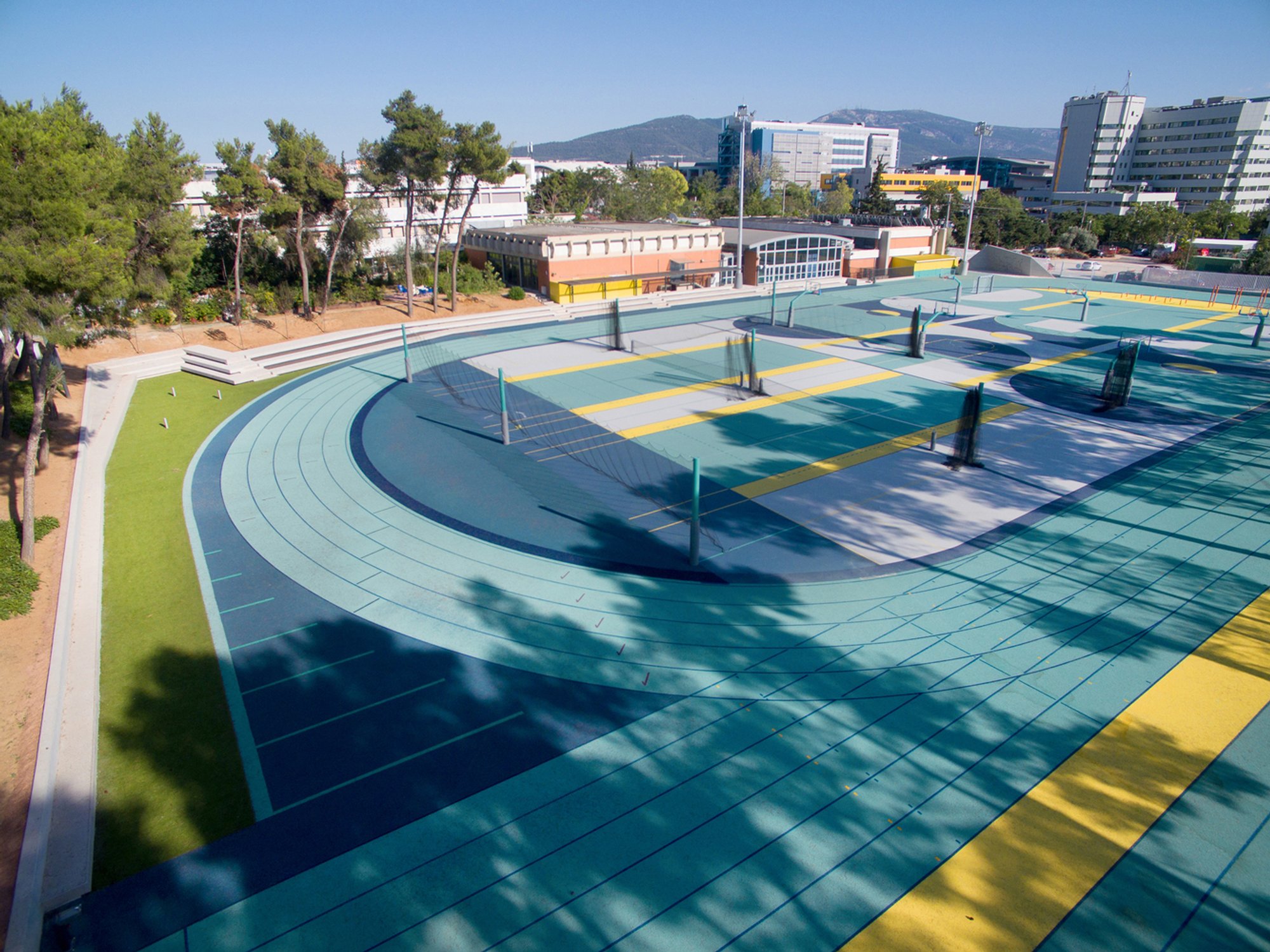 Outdoor Sports Facilities at the German School of Athens: A Contemporary Athletic Transformation by Katerina-Olympia Daskalaki + Myrto Matala