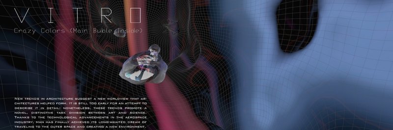 A sensory-responsive space bubble designed to dynamically shift color and form in response to user interaction in zero gravity.