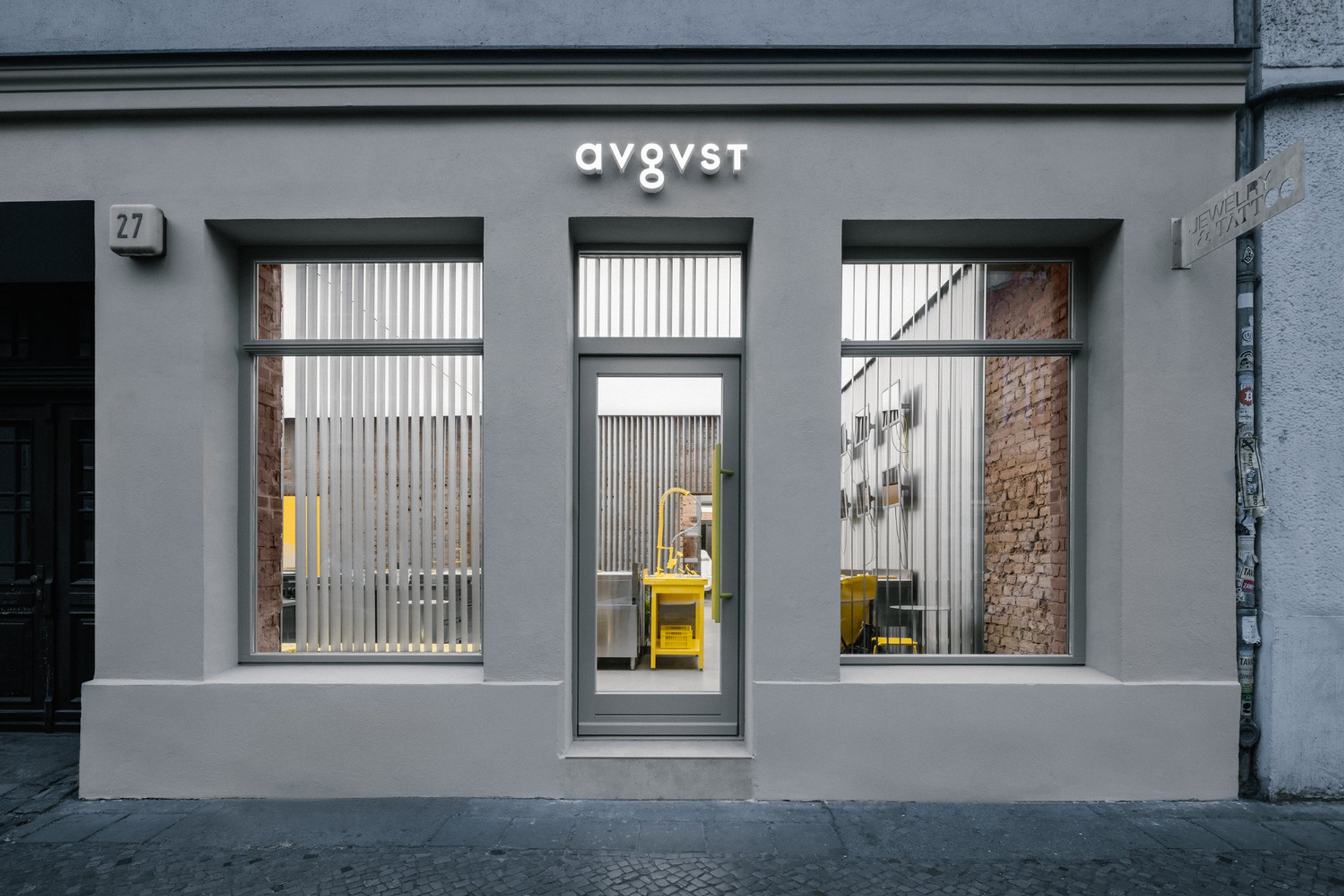 Avgvst Jewelry Berlin by Crosby Studios: A Raw, Upcycled Retail Experience