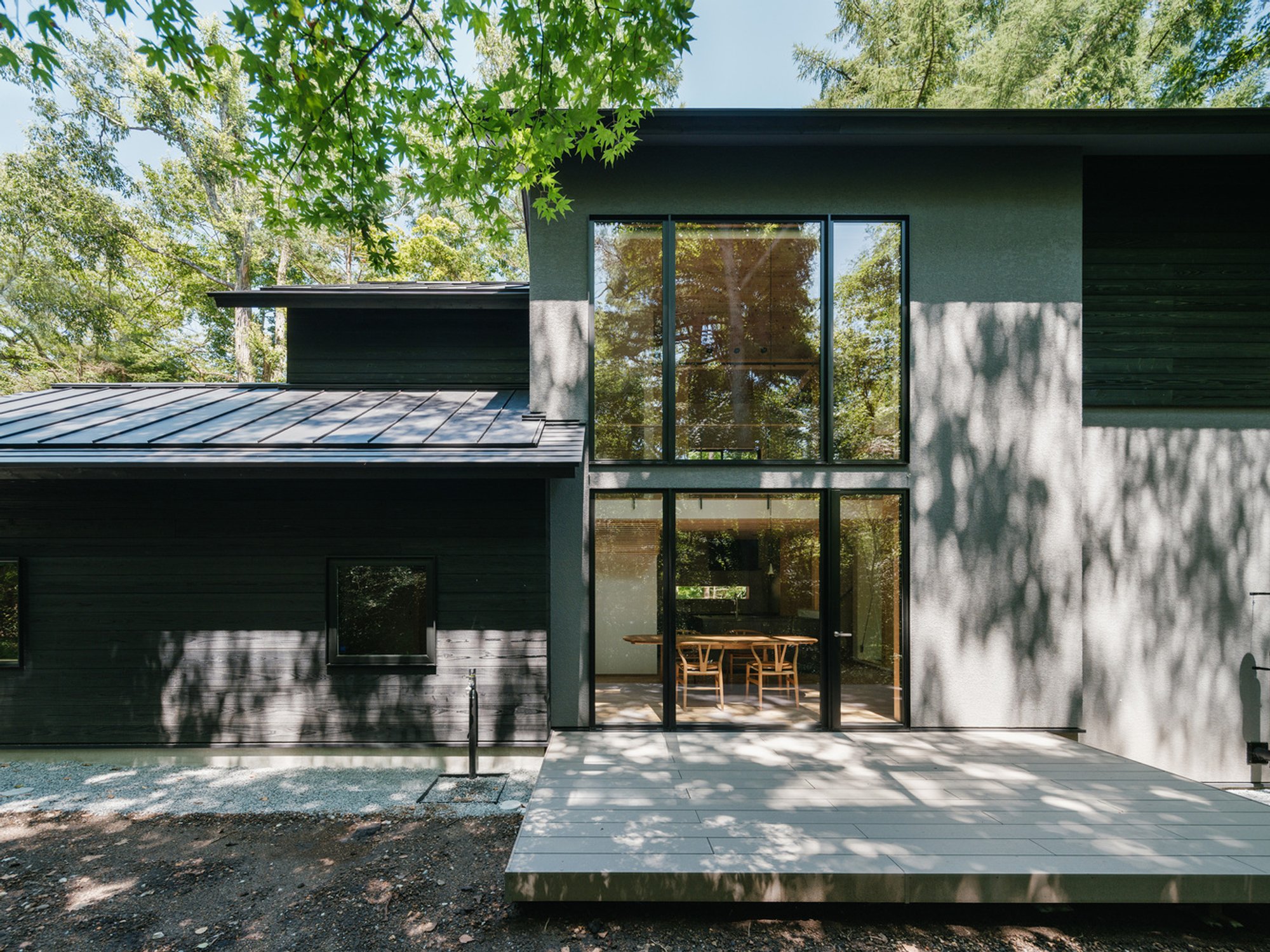 Mountain Retreat House Design at the Foot of Mt. Asama by norari works
