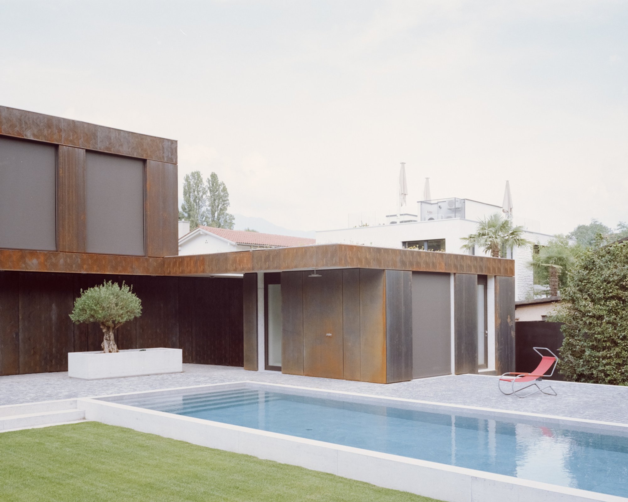 LIH Residence by Atelier Rampazzi: A Corten Steel House Renovation Integrating Nature and Architecture in Ascona