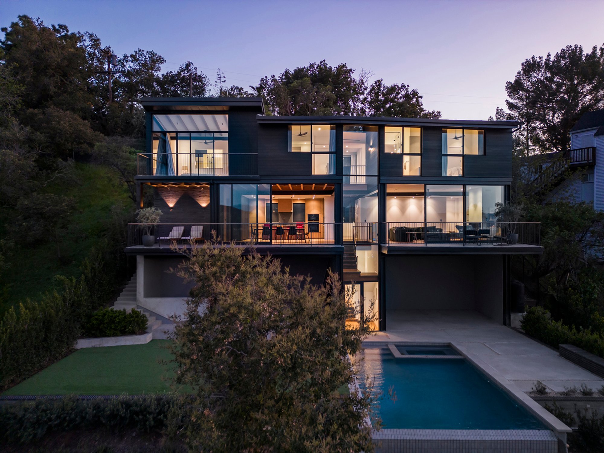 t House by ANX / Aaron Neubert Architects – A Sustainable Architectural Statement in the Hollywood Hills