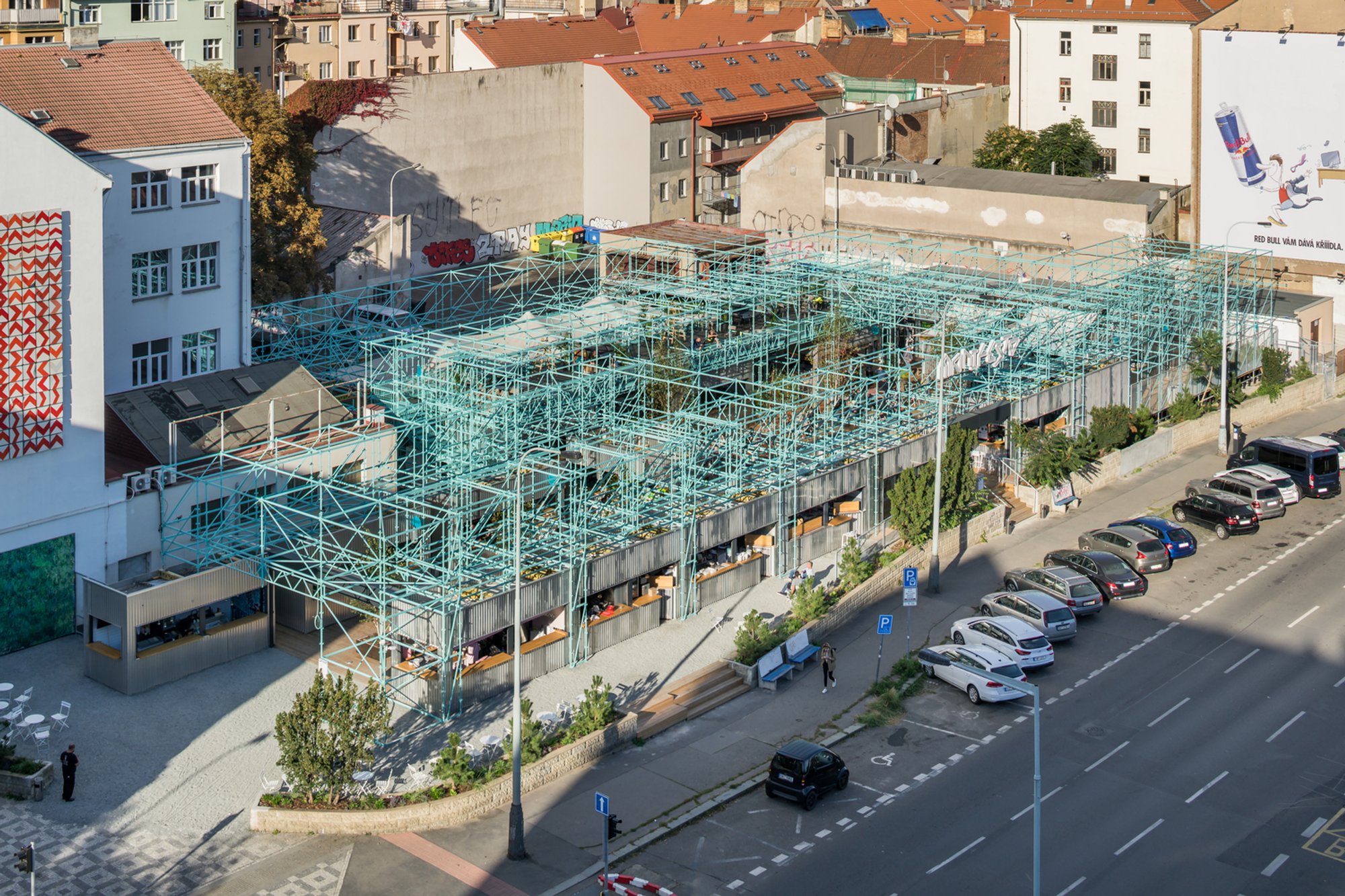 Manifesto Market Anděl by CHYBIK + KRISTOF: A Vibrant Urban Revitalization Through Modular Architecture