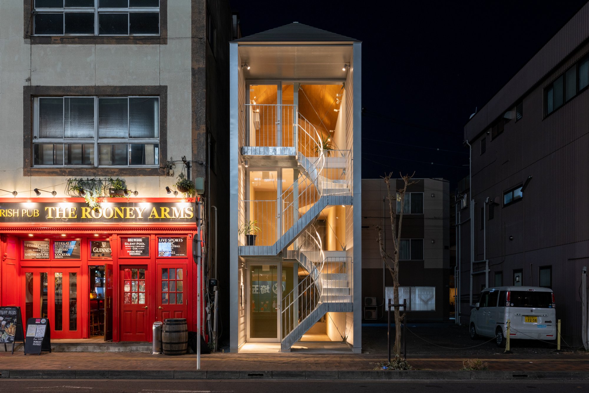 Pencil Building in Kumagaya by Ono Architect Office and Sigma Construction: A Slim Urban Connector Integrating Commerce and Community
