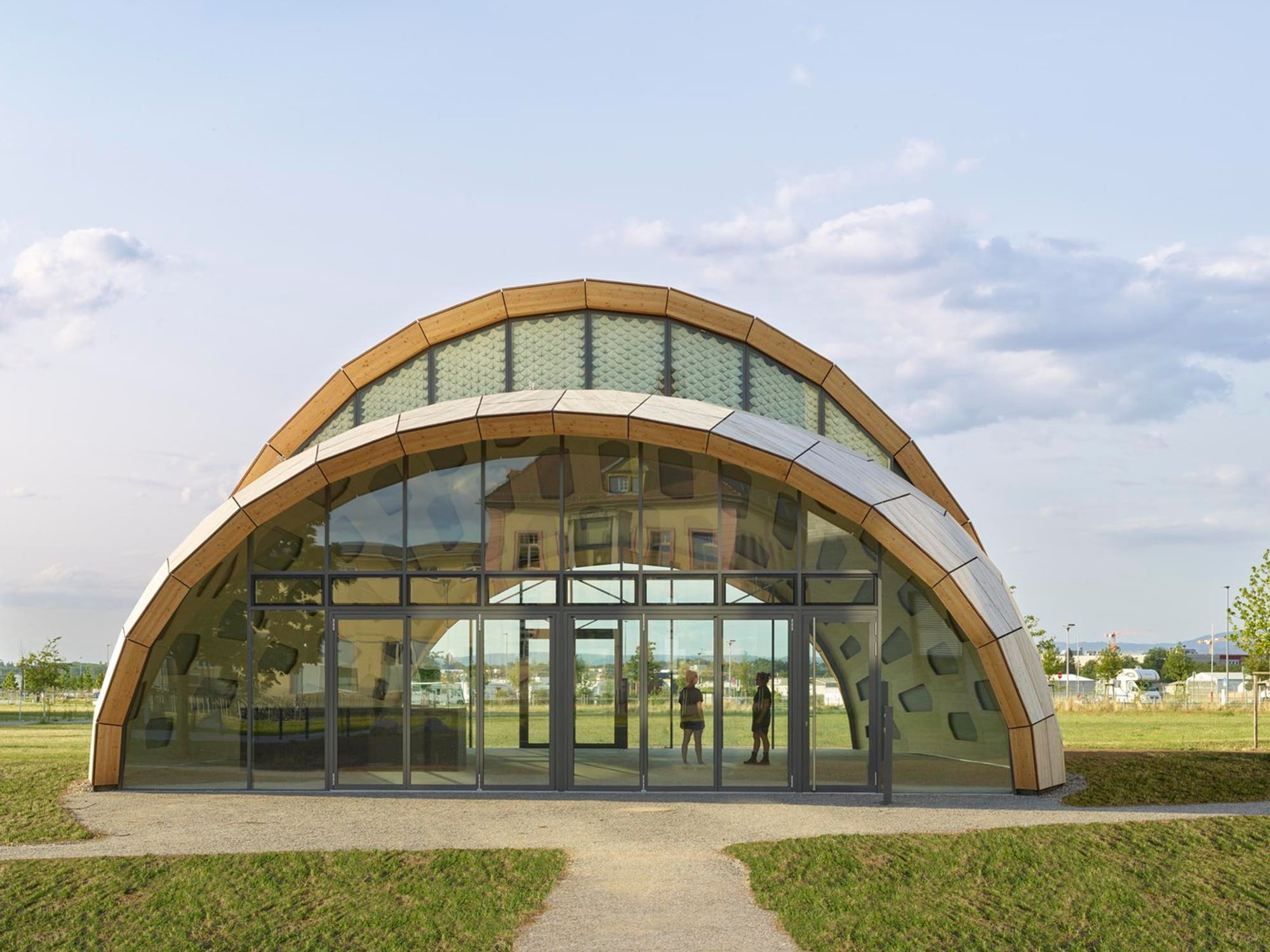 livMatS Biomimetic Shell: A Sustainable Architectural Innovation
