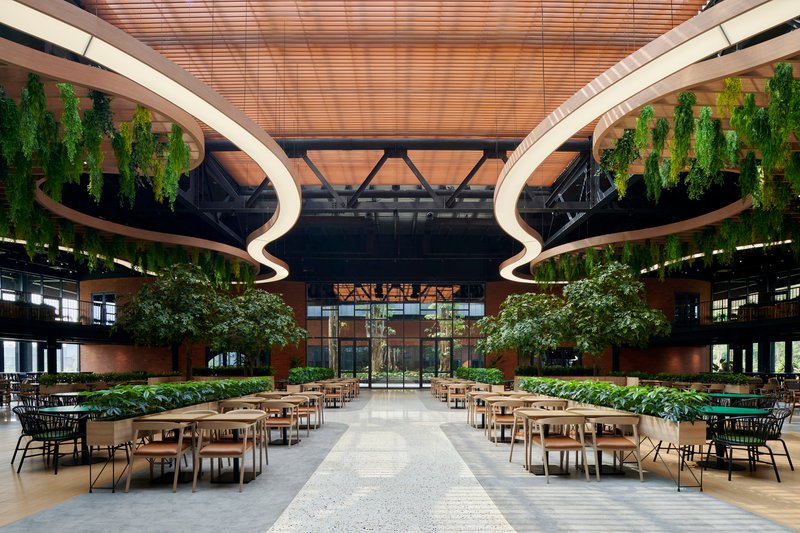 Mayora Head Office Canteen by Lex and Architects, Jakarta