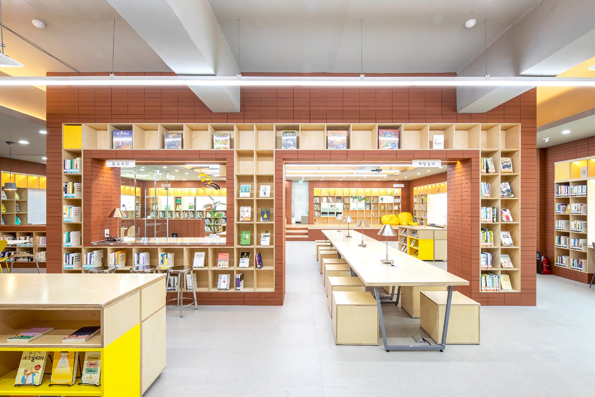 The Red Brick Library by G/O Architecture — A New Vision for Community Libraries in Gangdong-gu, South Korea