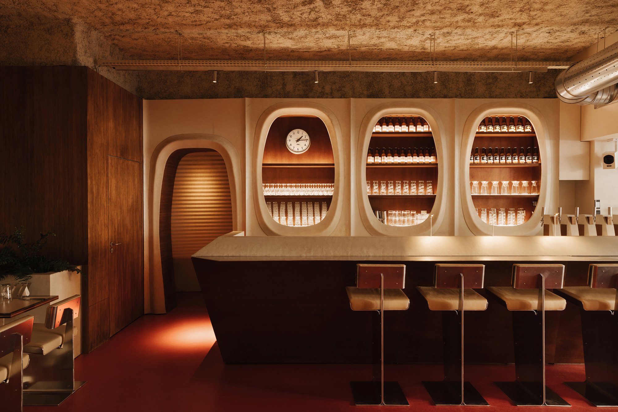 Contemporary Restaurant Interiors in France: PNY Grenoble by Rudy Guénaire