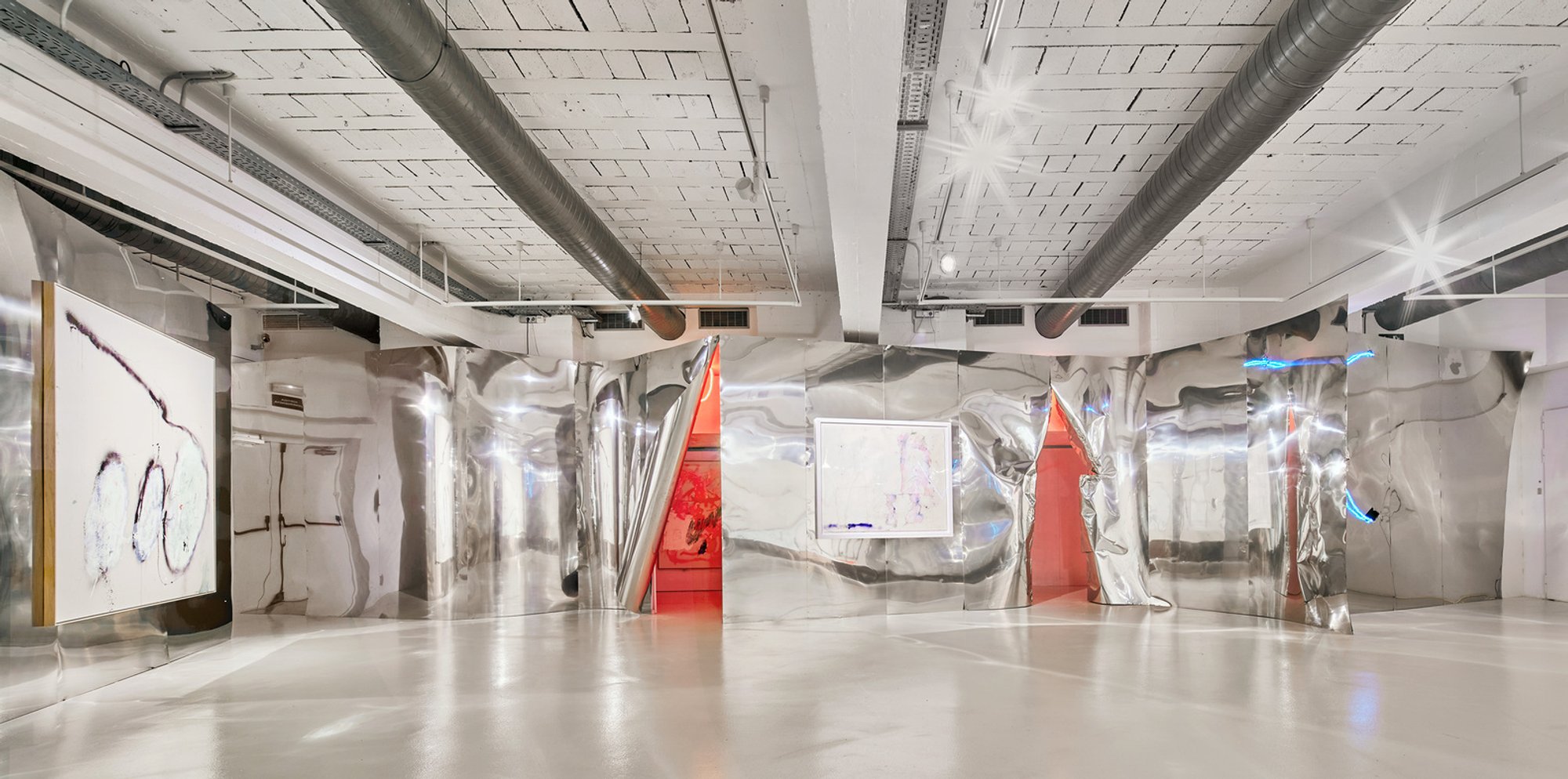Installation I Possessió Drift by Jorge Vidal Studio and Marria Pratts: A Raw, Immersive Dialogue Between Architecture and Painting at the Miró Foundation