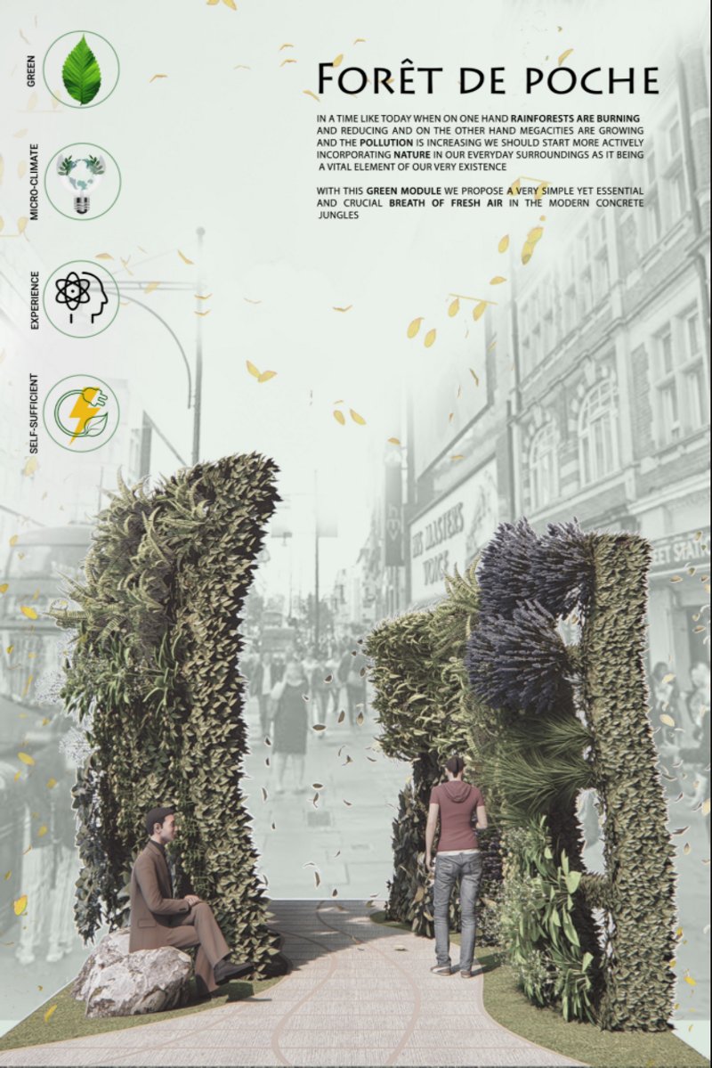 A sensory-driven green portal offering a refreshing microclimate amidst the urban rush.
