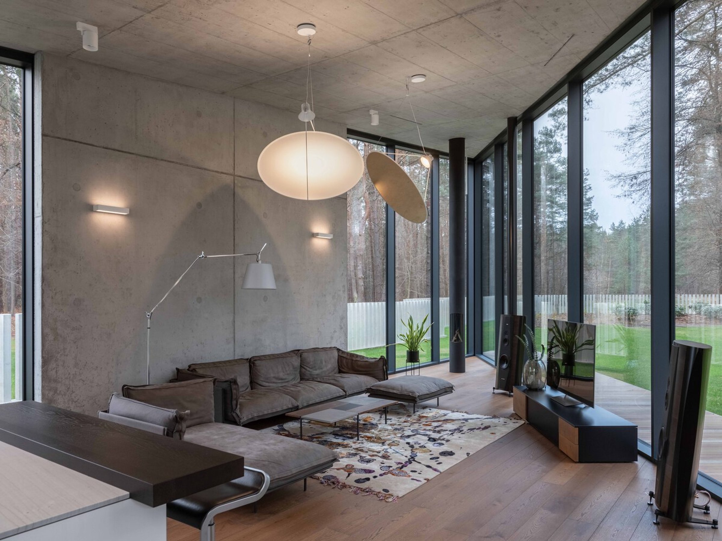 Triangular House Design in Vilnius by G.Natkevicius & Partners