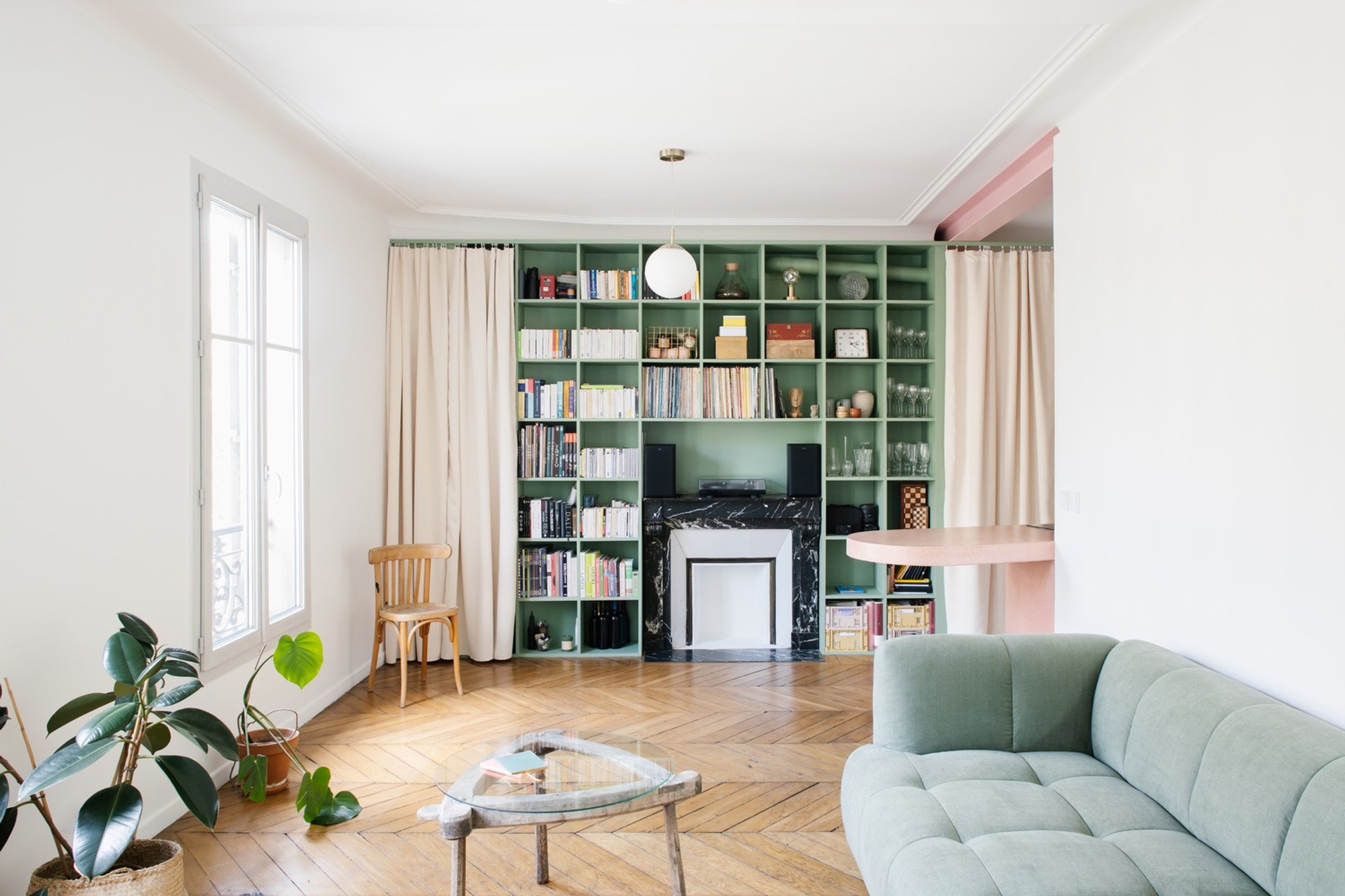 Villette Apartment by miogui: Compact Living Reimagined in Paris
